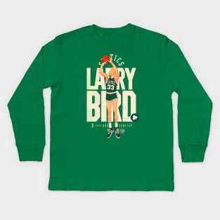 Larry Bird Kids Long Sleeve T-Shirt